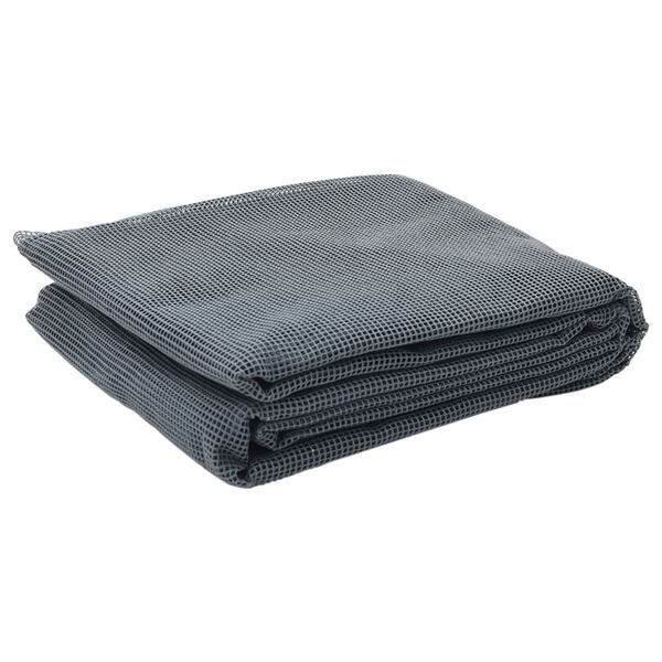 vidaXL Tapis de tente gris clair 5x2,5 m