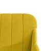 vidaXL Banc Jaune 110x76x80 cm Velours