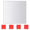 vidaXL Carreau de miroir 8 pcs Multi-forme Verre