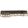 vidaXL Ensemble de canap&eacute;s d'ext&eacute;rieur 7 pc Blanc et anthracite