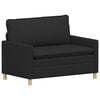 vidaXL Canap&eacute; Noir 126 x 81 x 87,5 cm