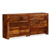vidaXL Buffet Bois massif 160x35x75 cm