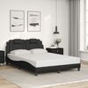 vidaXL Cadre de lit Viana avec LED sans matelas gris 120x200 cm
