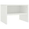 vidaXL Tables de chevet 2 pcs Blanc 40x30x30 cm Bois d'ingénierie