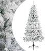 vidaXL Sapin de No&euml;l artificiel 240 cm PVC et Acier Vert et blanc
