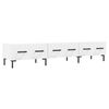 vidaXL Meuble TV blanc 150x36x30 cm bois d'ing&eacute;nierie
