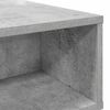 vidaXL Table basse Gris b&eacute;ton 80 x 46 x 35 cm Bois d'ing&eacute;nierie