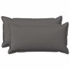 vidaXL Housse de coussin 2 pc HOUTEN Gris clair 40 x 70 cm