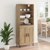 vidaXL Haut Armoire Ch&ecirc;ne artisanal 69,5 x 34 x 180 cm