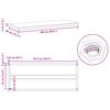 vidaXL &Eacute;tag&egrave;res murales 2 pcs 100x40 cm argent&eacute; acier inoxydable