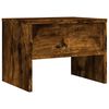 vidaXL Tables de chevet 2 pcs Ch&ecirc;ne fum&eacute; 40x30x30 cm Bois d'ing&eacute;nierie