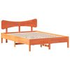 vidaXL Cadre de lit sans matelas cire marron 120x200cm bois pin massif