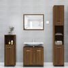 vidaXL Armoire de bain Ch&ecirc;ne marron 30x30x95 cm Bois d'ing&eacute;nierie