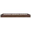 vidaXL Cadre de lit sans matelas ch&ecirc;ne marron 90x200cm bois ing&eacute;nierie