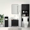 vidaXL Meuble de Lavabo de Salle de Bain Chêne noir 60 x 30 x 60 cm