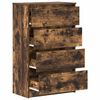 vidaXL Buffet Chêne fumé 60x35x98,5 cm Bois d'ingénierie