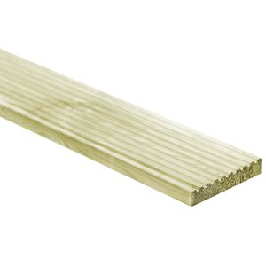 vidaXL Planche de terrasse 8 pcs Impr&eacute;gn&eacute; vert 1,16 m&sup2;