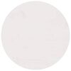 vidaXL Dessus de table Blanc &Oslash;50x2,5 cm Bois de pin massif