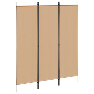 vidaXL Cloison de s&eacute;paration 3 panneaux Blanc 150x180 cm