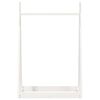 vidaXL Porte-vêtements Blanc 100x45x150 cm Bois de pin massif