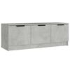 vidaXL Meuble TV Gris b&eacute;ton 102x35x36,5 cm Bois d'ing&eacute;nierie