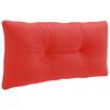 vidaXL Coussin de dos PUTTEN 100 % polyester Rouge 70 x 40 x 10 cm