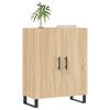 vidaXL Buffet chêne sonoma 69,5x34x90 cm bois d'ingénierie