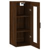 vidaXL Armoire murale ch&ecirc;ne marron 34,5x34x90 cm