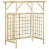 vidaXL Pergola de jardin pour poubelles doubles Bois de pin impr&eacute;gn&eacute;