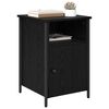 vidaXL Cabinet de chevet Ch&ecirc;ne noir 40 x 42 x 60 cm Bois d'ing&eacute;nierie