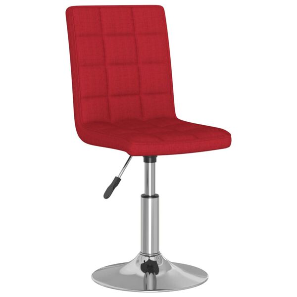 vidaXL Tabouret de bar Rouge bordeaux Tissu