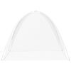 vidaXL Moustiquaire mongole avec portes 220 maille blanc 200x180x135cm