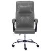 vidaXL Chaise de bureau de massage Anthracite Similicuir