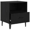 vidaXL Cabinet de chevet 2 pcs Ch&ecirc;ne noir 40 x 35 x 47.5 cm