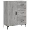 vidaXL Buffet sonoma gris 69,5x34x90 cm bois d'ingénierie