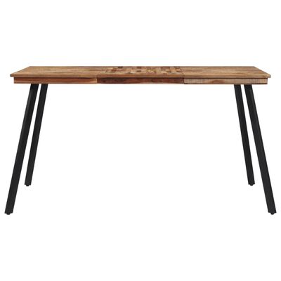 vidaXL Table à manger 148x97x76 cm bois massif de teck