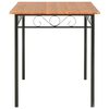 vidaXL Table &agrave; manger Marron 120x70x75 cm MDF