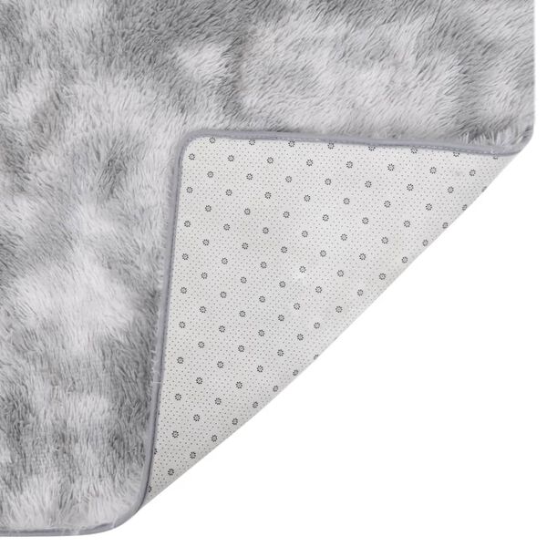 vidaXL Tapis &agrave; poils longs Gris 230x160 cm