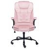 vidaXL Chaise de bureau Rose Velours