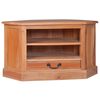 vidaXL Meuble TV d'angle 80x40x49 cm Bois massif d'acajou