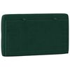 vidaXL Coussin de t&ecirc;te de lit vert fonc&eacute; 90 cm velours