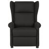 vidaXL Fauteuil inclinable Noir Tissu