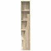 vidaXL Meuble d'angle Ch&ecirc;ne Sonoma 27,5x27x140cm Bois d'ing&eacute;nierie