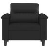 vidaXL Fauteuil Noir 60 cm Similicuir