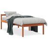 vidaXL Lit pour personne &acirc;g&eacute;e sans matelas 75x190 cm bois pin massif
