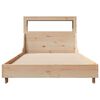 vidaXL Cadre de lit sans matelas 75x190 cm bois de pin massif
