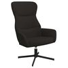vidaXL Chaise de relaxation Noir Velours