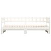 vidaXL Lit coulissant sans matelas blanc 2x(90x190) cm