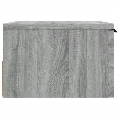 vidaXL Tables de chevet murales 2 pcs Sonoma gris 34x30x20 cm