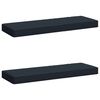 vidaXL Coussins de banc 2 pi&egrave;ces VUGHT 2 pc 100 % polyester Bleu fonc&eacute;
